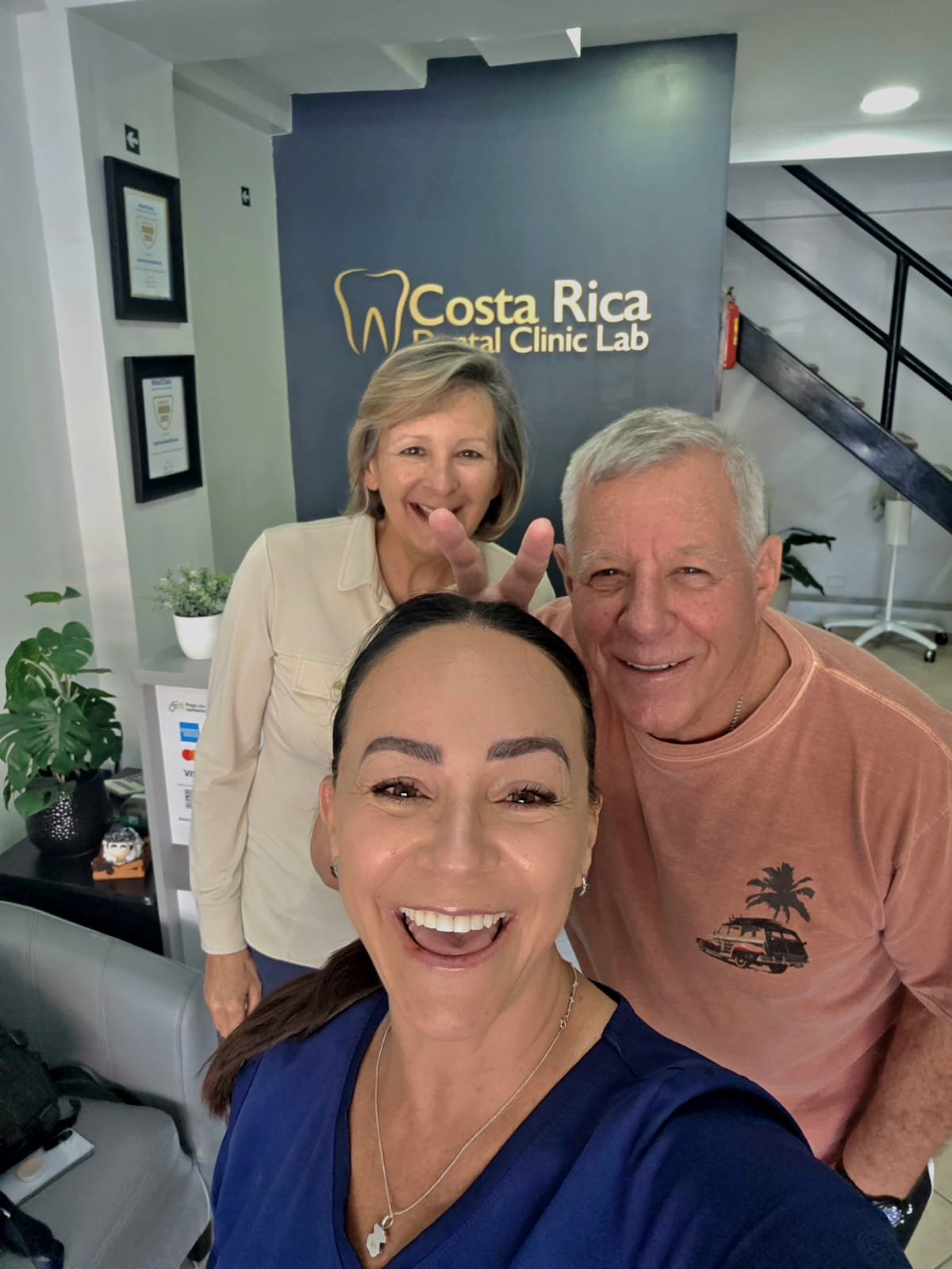 Patients and Costa Rica Dental Clinic team